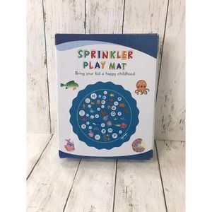 Kids sprinkler water play mat